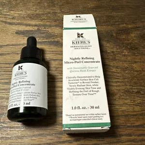 Kiehl's Nightly Refining Micro-Peel Concentrate 1 oz / 30 ml NIB - Picture 1 of 4