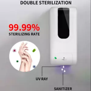 AUTOMATIC TOUCHLESS SOAP SANITIZER DISPENSER DISINFECTION LAMP 33oz 100ml LG - Picture 1 of 9