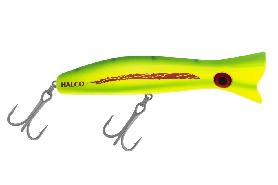 Halco RP160 #H89 Roosta Popper 6 3/8", 2 3/4 oz, LUMO, señuelo flotante B5 Foto 1 de 1