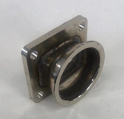 3" V-Band Flange to T4 -4 Bolt Turbo Charger Flange Conversion Adapter - Image 1 of 4