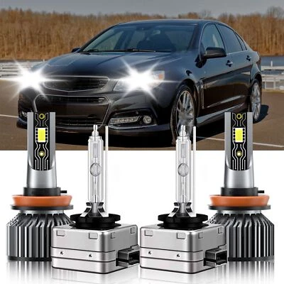 Para Chevrolet SS 2014-2017 Faro LED HID Bombilla de haz alto bajo H11 D3S 6500K Foto 1 de 4