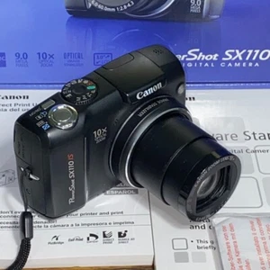 Canon Powershot SX110 IS Kamera 9MP 10x Zoom - Bild 1 von 13