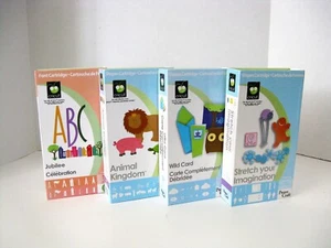 Cricut Cartridges Lot of 4 Complete w/ Books & Overlays - Picture 1 of 2