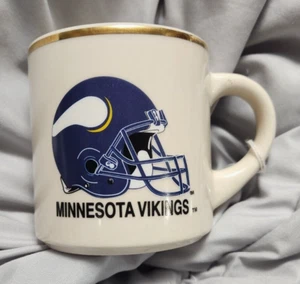 Vintage NFL Minnesota Vikings Coffee Mug/Cup Football !!!MUST SEE!!! - Picture 1 of 1