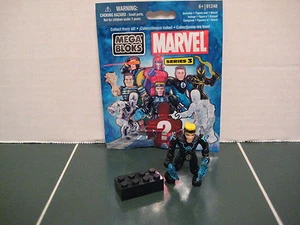 Figura Mega Bloks Marvel Havok con Soporte Serie 3 SELLADA - Imagen 1 de 1
