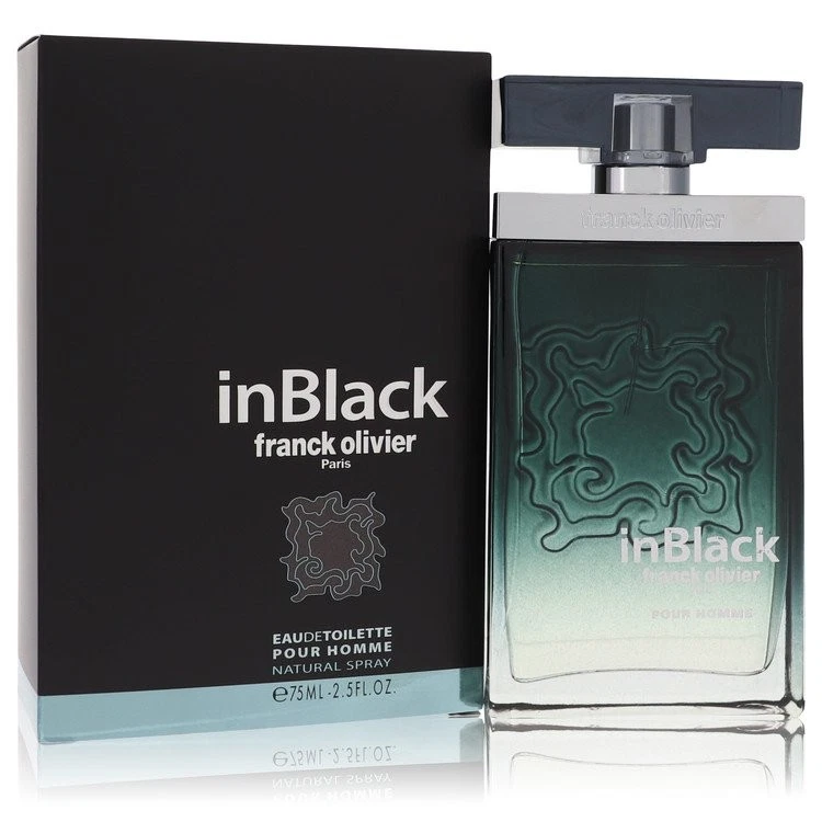 Franck Olivier In Black por Franck Olivier Eau De Toilette spray 2,5 oz para homens - Imagem 1 de 1