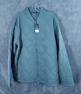 Neu mit Etikett Travis Mathew Herren XL Come What May grün gesteppte Bomberjacke $ 189,00 - Bild 1 von 12