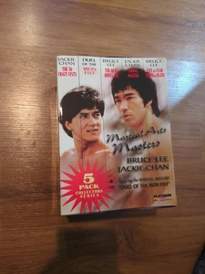 Martial Arts Masters 5 Pack VHS Collectors Series Bruce Lee Jackie Chan SEALED - Picture 1 of 2