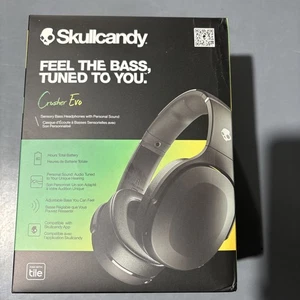 Casque supra-auriculaire Skullcandy concasseur sans fil Evo vrai noir - Photo 1 sur 10