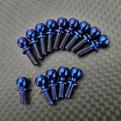 R1WURKS (B84 Series) Ball Stud Set, Titanium, 14pcs - Image 1 of 2