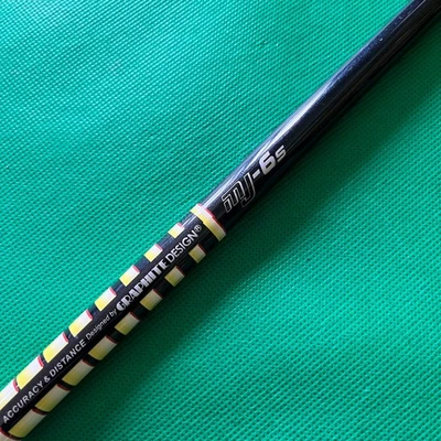 Graphite Design TOUR AD MJ-6 S Stiff Driver Shaft 44 in TaylorMade Adapter - Image 1 of 4