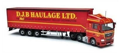 Corgi CC15206 1:50 Die Cast Man TG-X Vinyl Curtainside D.J.B. Haulage LTD - Image 1 of 1