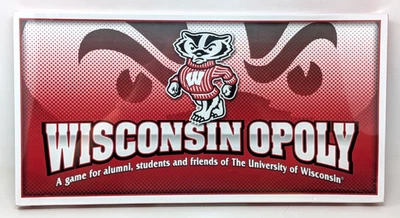 New Late for the Sky Wisconsinopoly Wisconsin Badgers UW University Board Game - Image 1 of 4