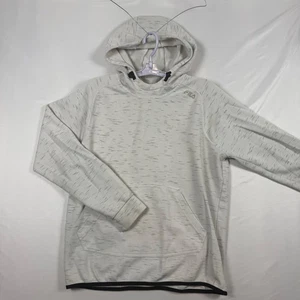 FILA Sport Mens Hoodie Pullover Heather Gray Speckled Long Sleeve Hoodie - Picture 1 of 11
