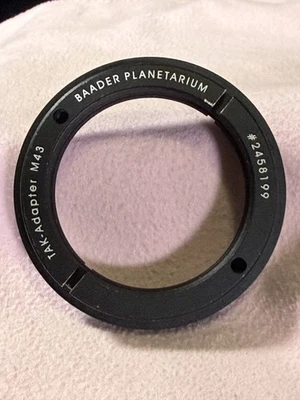 Baader Takahashi M43 Male to T2 Male Adapter # T2-12 2458199 - Image 1 of 4