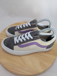 Vans Old Skool Shoes Womens Size 5 Retro Quiet Shade Canvas Hip Hop Very Good - Picture 1 of 8