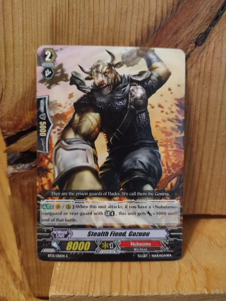 VANGUARD CARD FIGHT!! Stealth Fiend , Gozuou. BT13/051EN C - Image 1 of 1