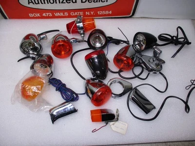 GENUINE HARLEY-DAVIDSON PARTS LOT BULLET SIGNAL LIGHTS MARKER LIGHT Foto 1 de 4