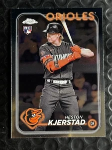 2024 Topps Chrome - Heston Kjerstad #142 (RC) Baltimore Orioles - Picture 1 of 2