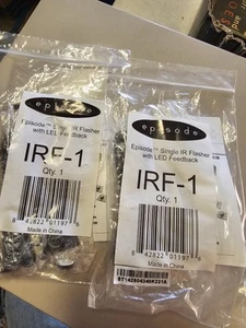 Episode Single IR Flasher With LED Feedback IRF-1 Lot of 2 w/ 1 10 Pack IRF Cvr - Picture 1 of 1