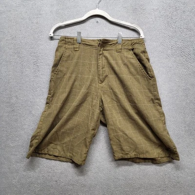 Pantalones Cortos Oneal Hombre 30 Cresta Oliva Bordado Pata de Gallo 10" Entrepierna Patinador Y2K Foto 1 de 4