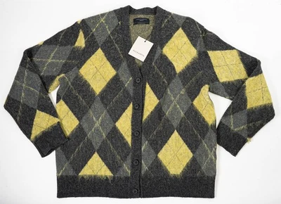 Мужской кардиган AllSaints Joker Cinder Black Marl средний размер - Изображение 1 из 4