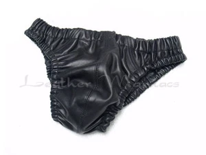 Calzoncillos de cuero auténtico para hombre de cuero de napa fina - Imagen 1 de 1