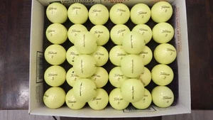 50 AAAA/AAA Titleist Pro V1 Yellow Used Golf Balls - Picture 1 of 1