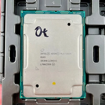 SR3M8 Intel Xeon Platinum 8165 24-Core 2.30GHz 33MB 205W LGA3647 CPU Processor - Image 1 of 4