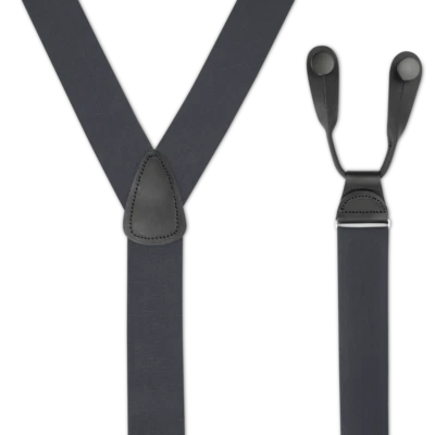 Tirantes para hombre: Y 1-1/2" de ancho con botones, varios colores, hechos en EE. UU. Foto 1 de 4