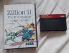 Sega Master System Spiel Zillion II 2 verpackt keine manuellen PAL saubere Stecker