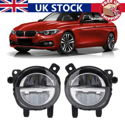 2x LED Fog Light Lamps For BMW 1/2/3/4 Series F20 F21 F22 F30 F31 F32 F33 F36 UK - Image 1 of 4