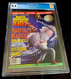 MARK MCGWIRE RARE SPORTS ILLUSTRATED FOR KIDS COVER 1999 CARDINALS POP 1 CGC 9.2 - Picture 1 of 3
