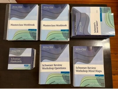 Kaplan Schweser CFA Level 1 2024 (Complete Set) - Image 1 of 4