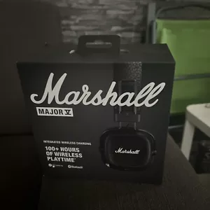 Marshall MAJOR V Schwarz - Hochwertige Kopfhörer kabellos Bluetooth - Bild 1 von 4