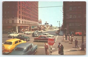 Postkarte Hollywood & Vine Das Herz von Hollywood Kalifornien Rexall Droge - Bild 1 von 2
