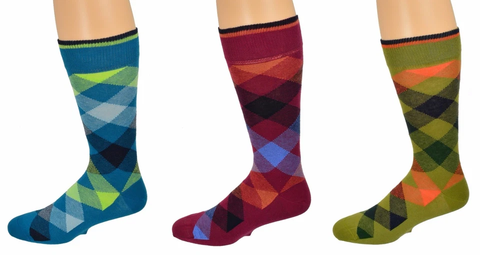 Calcetines Sierra Para Hombre Informales Mezcla de Algodón Diseño de Moda Medio Pantorrilla Vestido Calcetines Redondos Foto 1 de 1