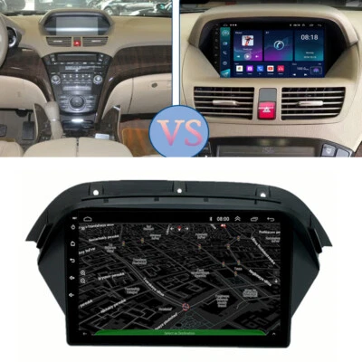 Radio estéreo navegación GPS Android 12 de 9"" para reproductor Honda Acura MDX 2007-2013 Foto 1 de 4