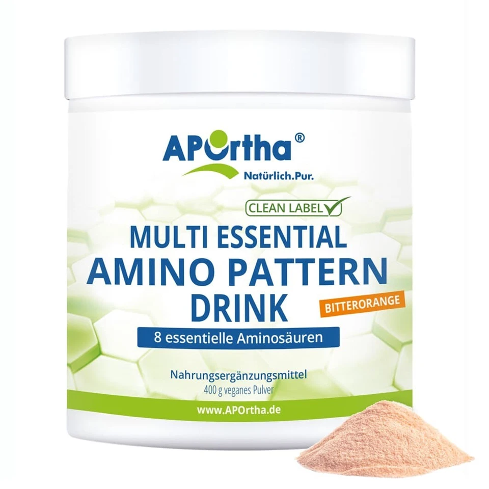 APOrtha® Multi essential Amino Pattern, 400 g Bitterorange mit 8 Aminosäuren