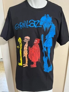 GORILLAZ T SHIRT Farbe SCHWARZ Größe 2XL - Bild 1 von 3
