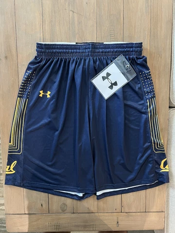 Under Armour California State Golden Bears Men's L Basketball Game Short UJKSYKM Cover