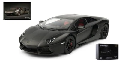 MODELLINO AUTO STATICO POCHER LAMBORGHINI AVENTADOR LP700-4 NERO KIT SCALA 1:8 - Immagine 1 di 4