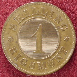 Dinamarca 1 Skilling 1856 (D2408) - Imagen 1 de 2