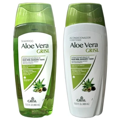Grisi ALOE VERA Shampoo Conditioner 13.5oz Bath Shower Dandruff Skin Body onSale - Image 1 of 3