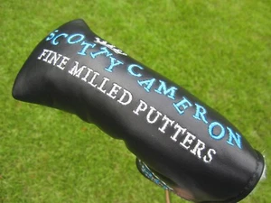 Scotty Cameron Classic 1 XX Anniversary BLACK GENUINE LEATHER Blade Headcover - Picture 1 of 3