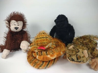 Webkinz Plush Toy Lot Monkey Snake Lizard Gorilla No Tags Or Codes - Image 1 of 4