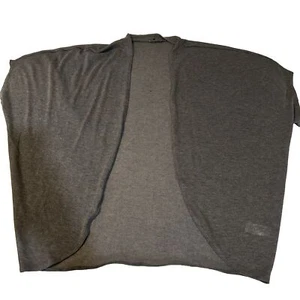 Gray Sleeveless Cardigan unbranded Soft stretchy comfy Professional - Picture 1 of 6