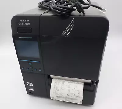 SATO CL4NX Plus 203dpi WiFi Bluetooth Thermal Transfer Label Printer WWCLP1001 - Image 1 of 4