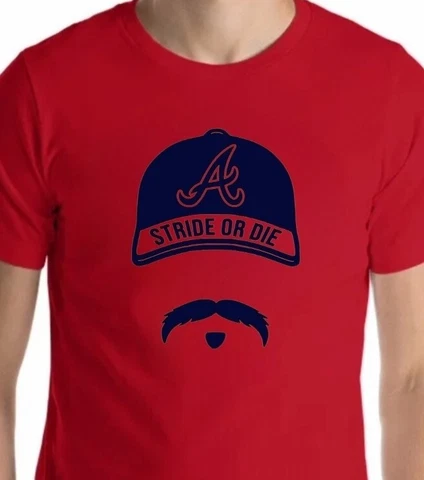 Spencer Strider Shirt Atlanta Braves Jersey Stride or Die T-Shirt XL - NEW mlb Cover