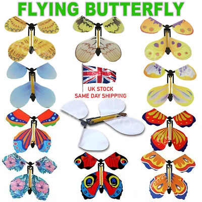 Magic Surprise Flying Butterfly for Mothers Day Card Birthday Wedding Prank Gift